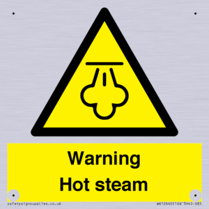 Warning Hot steam